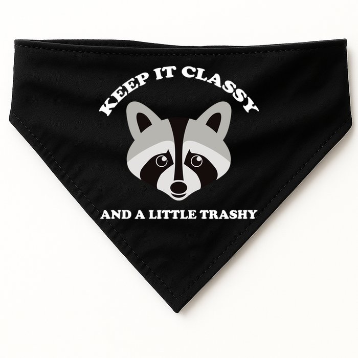 Keep It Classy And A Little Trashy USA-Made Doggie Bandana