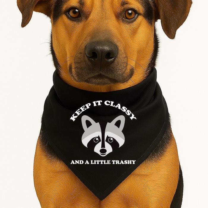 Keep It Classy And A Little Trashy USA-Made Doggie Bandana