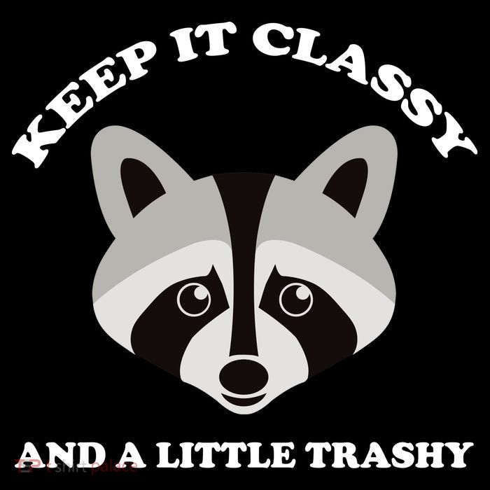 Keep It Classy And A Little Trashy Youth Performance Sprint T-Shirt