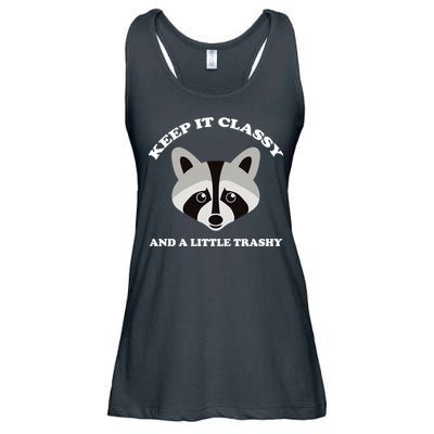 Keep It Classy And A Little Trashy Ladies Essential Flowy Tank