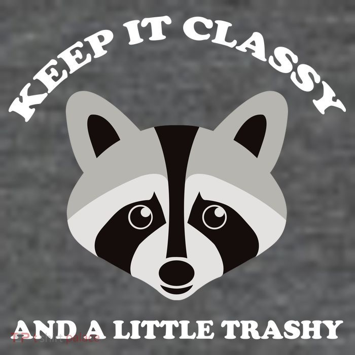 Keep It Classy And A Little Trashy Magnet