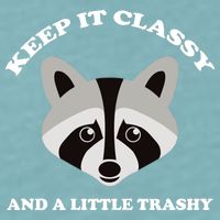 Keep It Classy And A Little Trashy Sueded Cloud Jersey T-Shirt