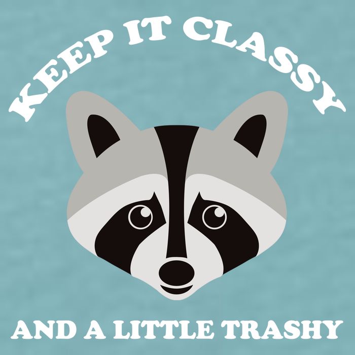Keep It Classy And A Little Trashy Sueded Cloud Jersey T-Shirt