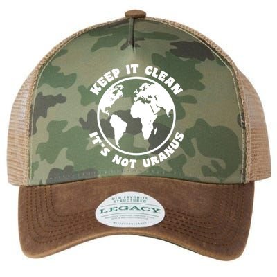 Keep It Clean It's Not Uranus Legacy Tie Dye Trucker Hat