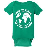 Keep It Clean It's Not Uranus Baby Bodysuit