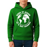 Keep It Clean It's Not Uranus Kids Hoodie