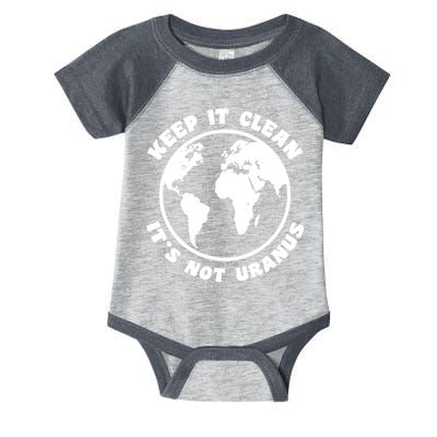 Keep It Clean It's Not Uranus Infant Baby Jersey Bodysuit