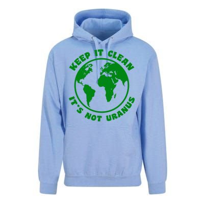 Keep It Clean It's Not Uranus Unisex Surf Hoodie