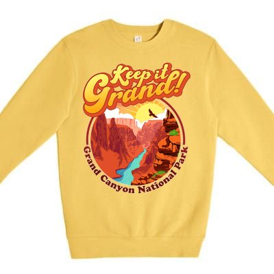 Keep It Grand! Great Canyon National Park Premium Crewneck Sweatshirt