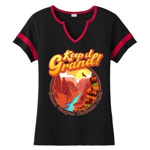 Keep It Grand! Great Canyon National Park Ladies Halftime Notch Neck Tee