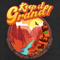 Keep It Grand! Great Canyon National Park Cool Comfort Performance Bucket Hat
