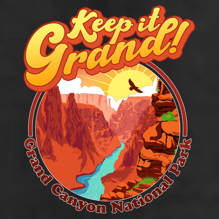 Keep It Grand! Great Canyon National Park Cool Comfort Performance Bucket Hat