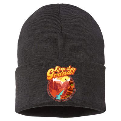 Keep It Grand! Great Canyon National Park Sustainable Knit Beanie