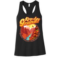 Keep It Grand! Great Canyon National Park Women's Racerback Tank