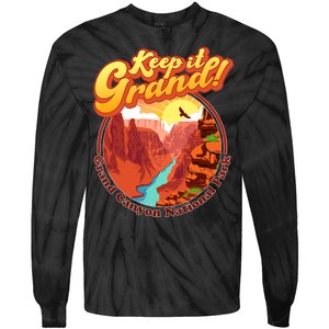 Keep It Grand! Great Canyon National Park Tie-Dye Long Sleeve Shirt