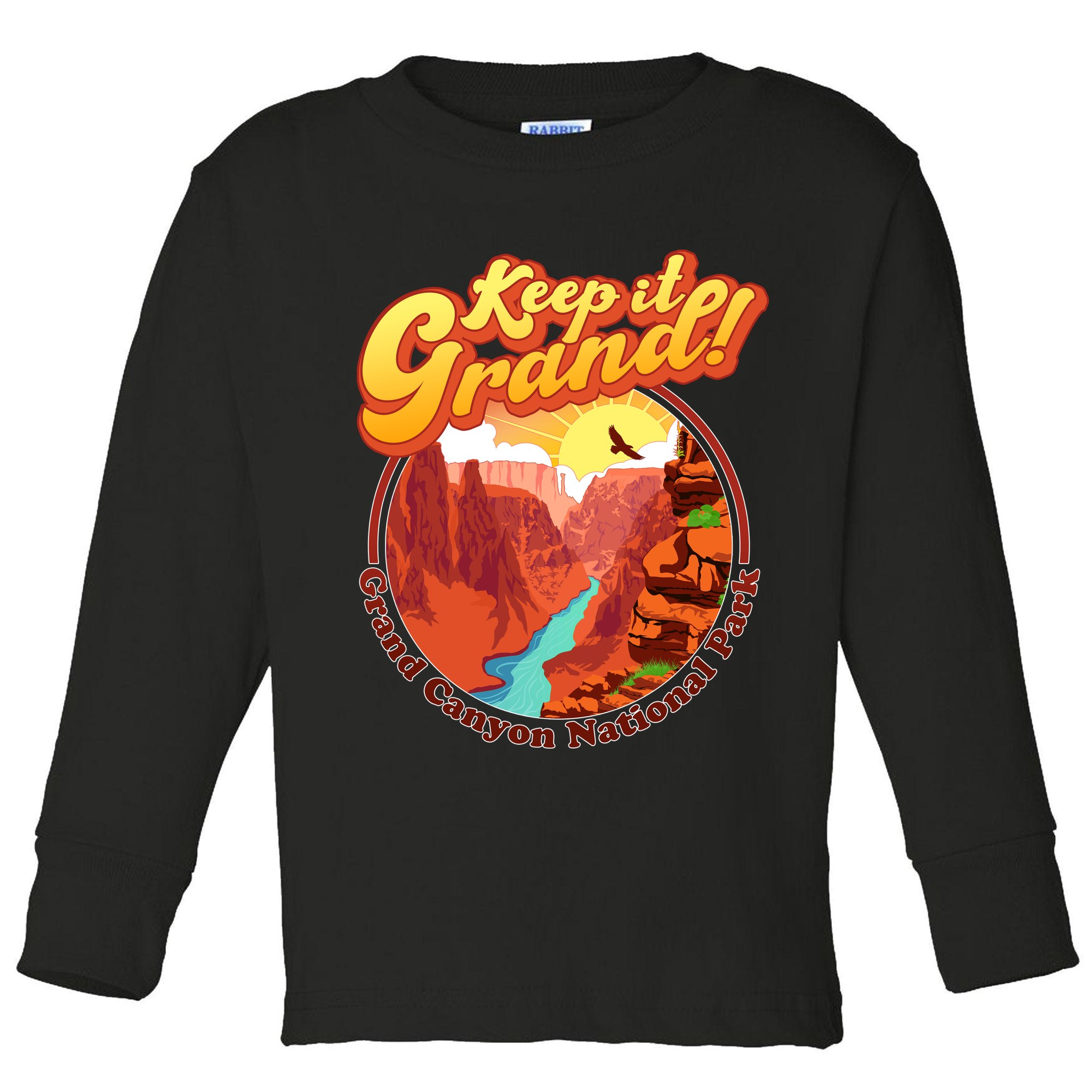 Keep It Grand! Great Canyon National Park Toddler Long Sleeve Shirt