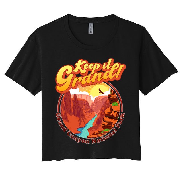 Keep It Grand! Great Canyon National Park Crop Top