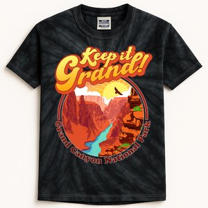 Keep It Grand! Great Canyon National Park Kids Tie-Dye T-Shirt