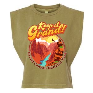 Keep It Grand! Great Canyon National Park Garment-Dyed Women's Muscle Tee