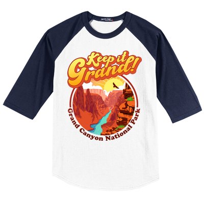 Keep It Grand! Great Canyon National Park Baseball Sleeve Shirt