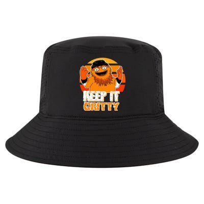 Keep It Gritty Retro Hockey Mascot Cool Comfort Performance Bucket Hat