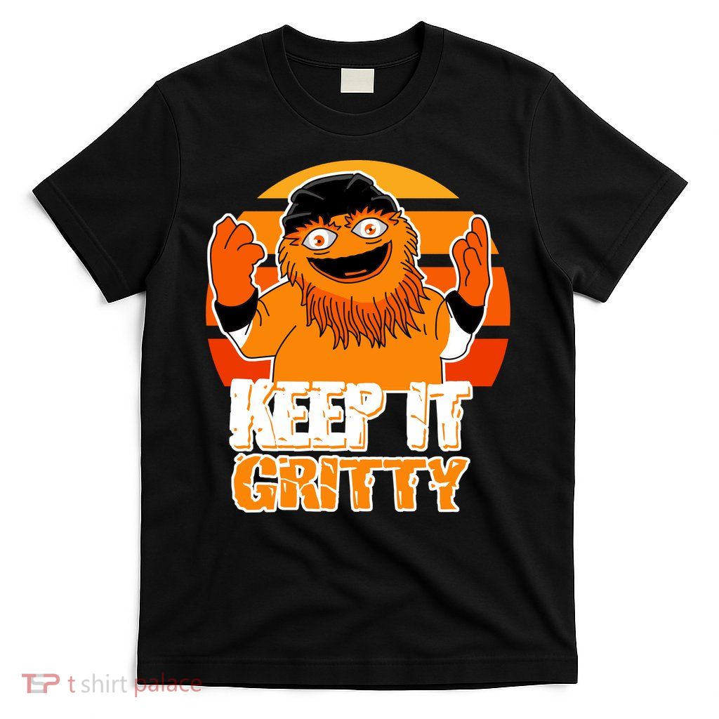 Keep It Gritty Retro Hockey Mascot T-Shirt