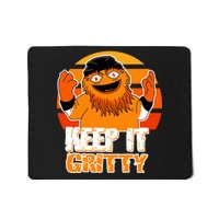 Keep It Gritty Retro Hockey Mascot Mousepad