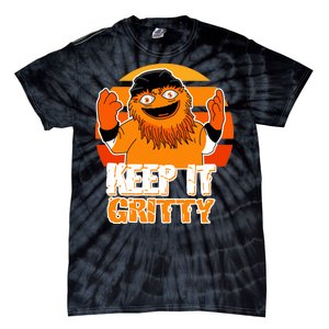 Keep It Gritty Retro Hockey Mascot Tie-Dye T-Shirt