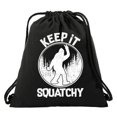 Keep It Squatchy  Drawstring Bag