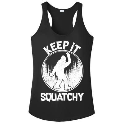 Keep It Squatchy  Ladies PosiCharge Competitor Racerback Tank