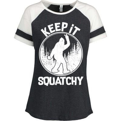 Keep It Squatchy  Enza Ladies Jersey Colorblock Tee