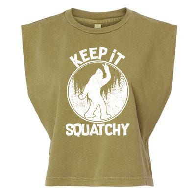 Keep It Squatchy  Garment-Dyed Women's Muscle Tee