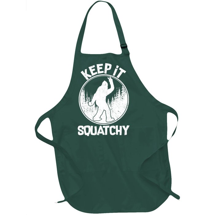 Keep It Squatchy  Full-Length Apron With Pockets