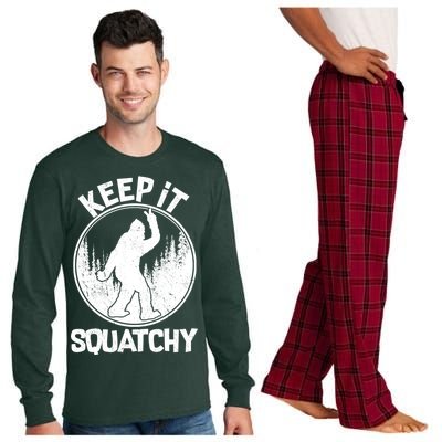 Keep It Squatchy  Long Sleeve Pajama Set