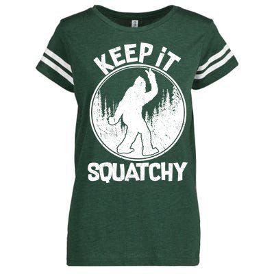 Keep It Squatchy  Enza Ladies Jersey Football T-Shirt