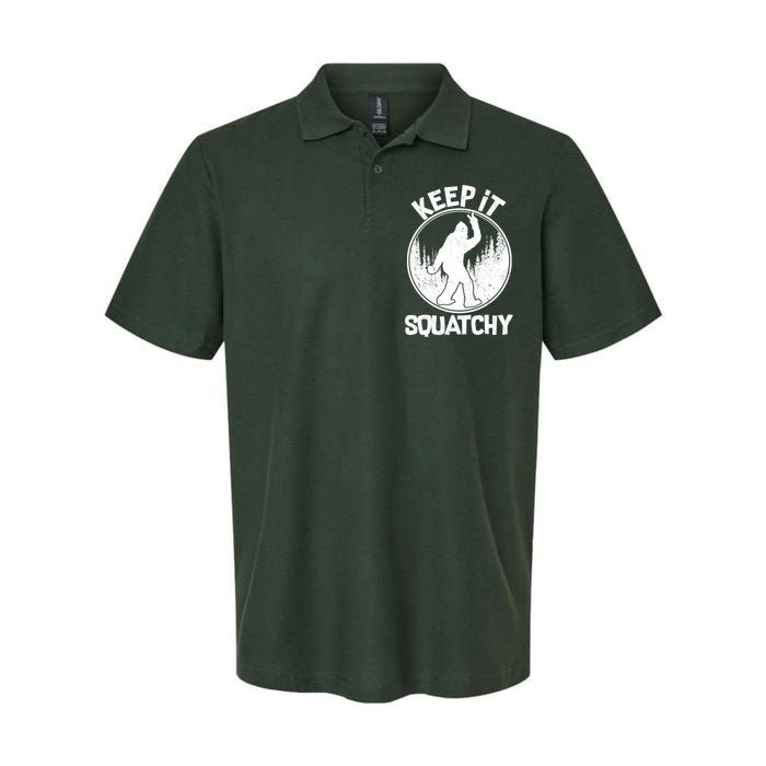 Keep It Squatchy  Softstyle Adult Sport Polo