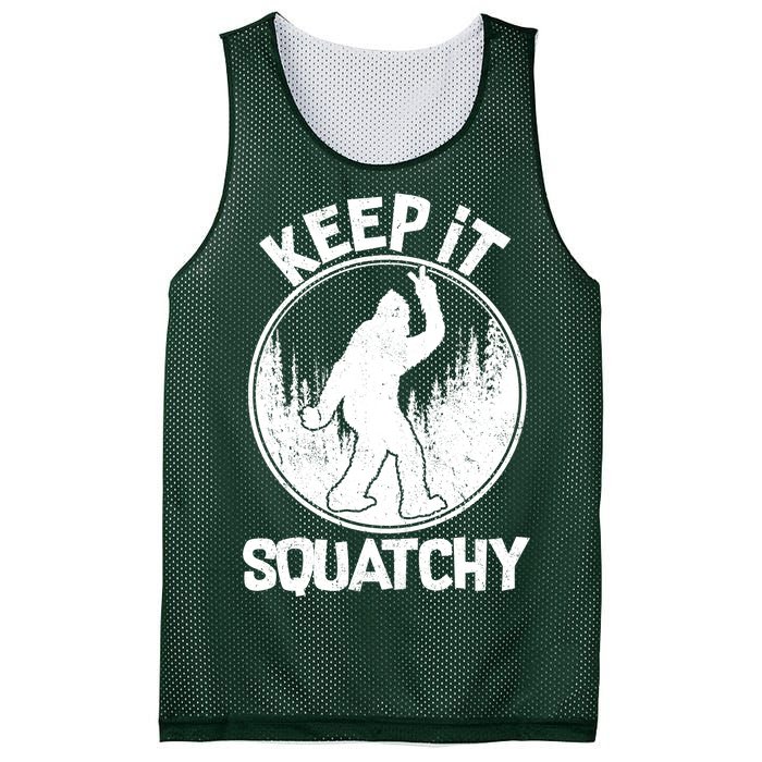 Keep It Squatchy  Mesh Reversible Basketball Jersey Tank