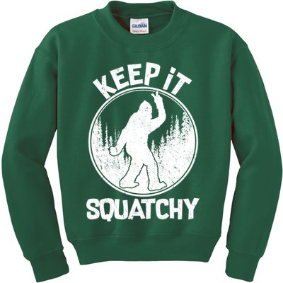 Keep It Squatchy  Kids Sweatshirt
