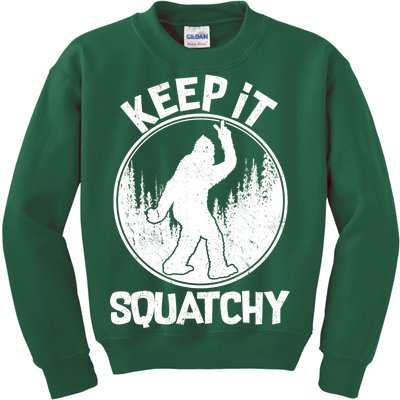 Keep It Squatchy  Kids Sweatshirt