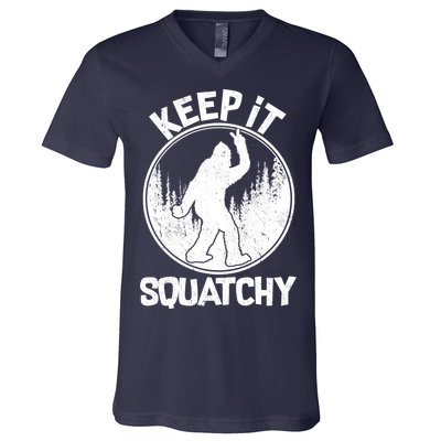 Keep It Squatchy  V-Neck T-Shirt