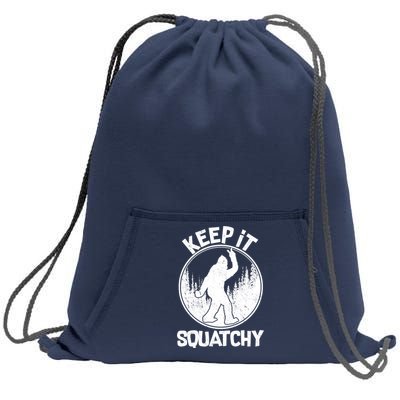 Keep It Squatchy  Sweatshirt Cinch Pack Bag