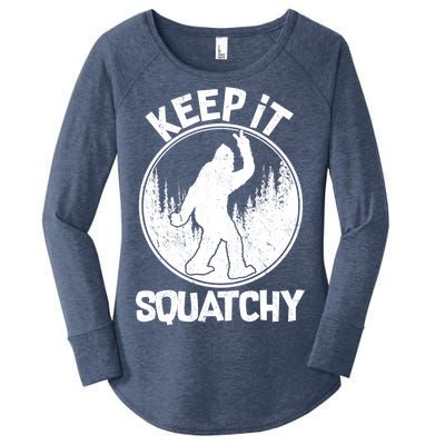 Keep It Squatchy  Women's Perfect Tri Tunic Long Sleeve Shirt