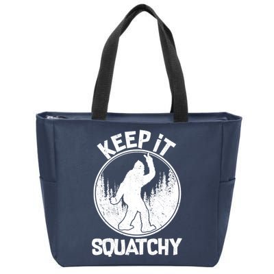 Keep It Squatchy  Zip Tote Bag