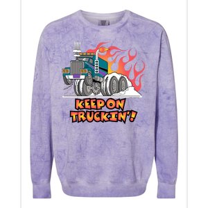 Keep on Truckin' Colorblast Crewneck Sweatshirt