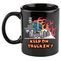 Keep on Truckin' 11oz C Handle Ceramic Mug