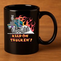 Keep on Truckin' 11oz C Handle Ceramic Mug