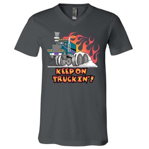 Keep on Truckin' V-Neck T-Shirt