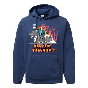 Keep on Truckin' Performance Fleece Hoodie