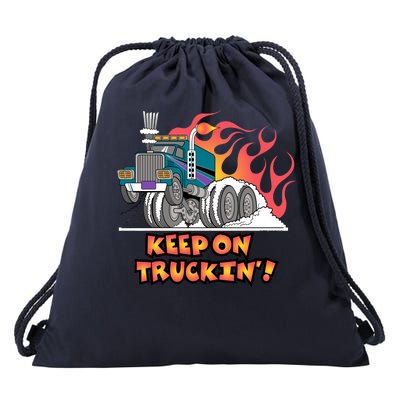 Keep on Truckin' Drawstring Bag