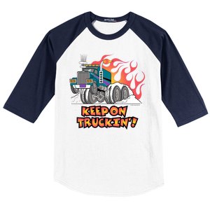 Keep on Truckin' Baseball Sleeve Shirt